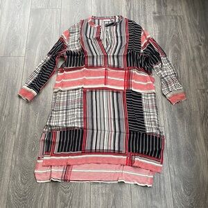 Masai - Striped Midi Tunic Dress - Size XS